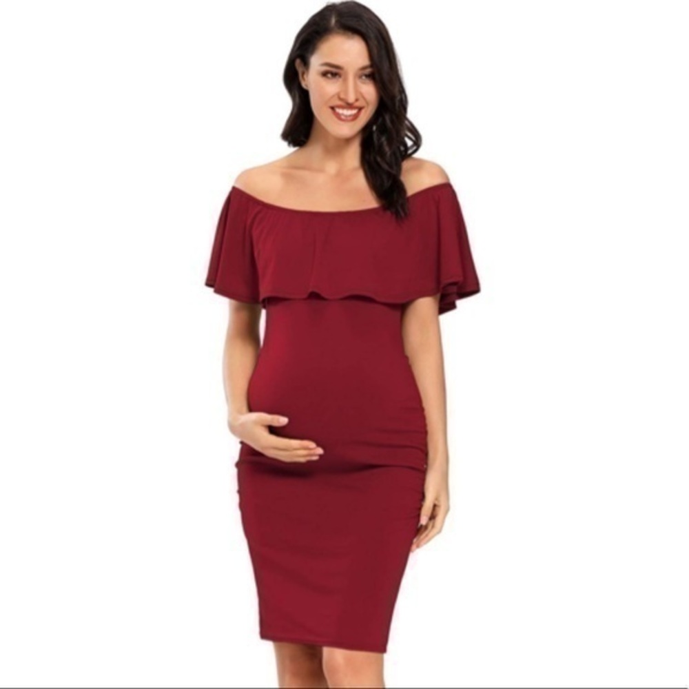 🌹HP🌹Maternity off shoulder Dress